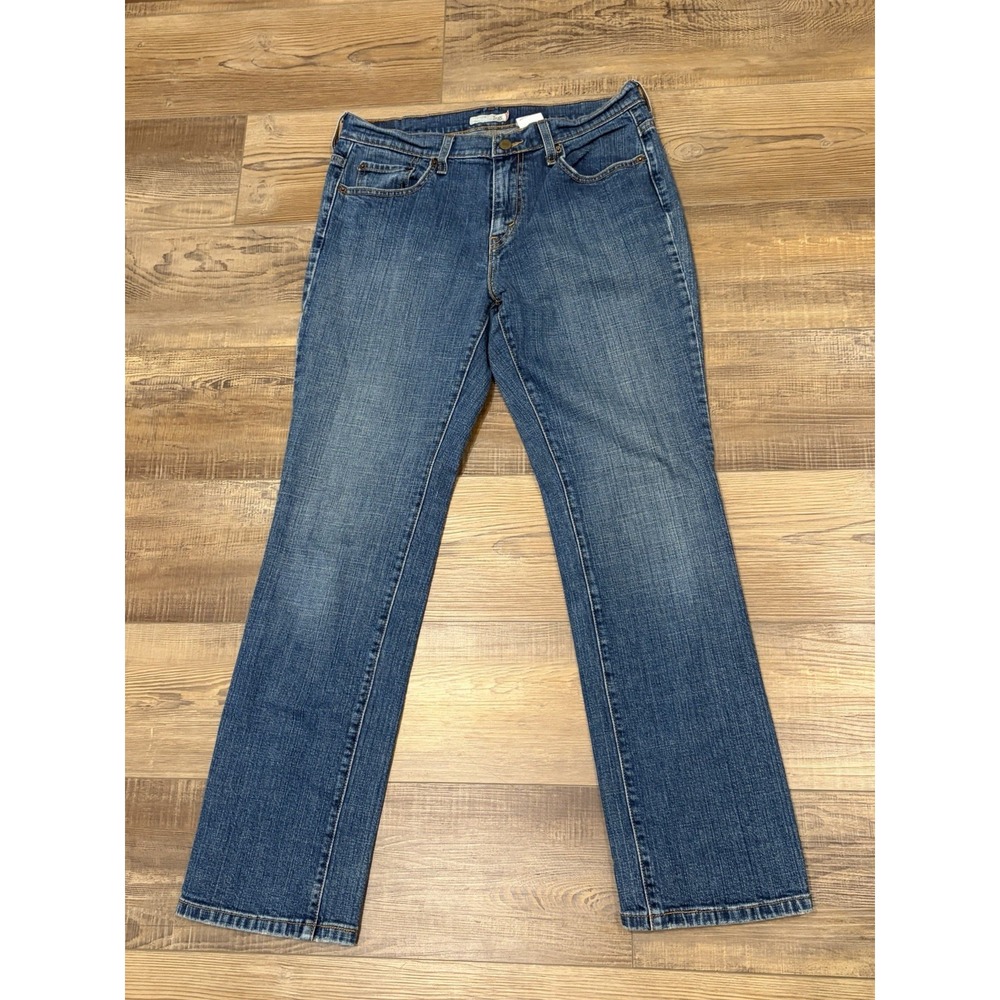 Women's Levi's 505 Straight Leg Y2K 07" Sz 10 Inseam 30-31" Med Wash EUC